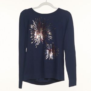 NWT J.Crew Americana JULY 4th Teddie Sweater